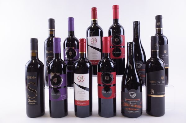 TWELVE BOTTLES SARDINIAN RED WINE