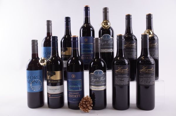 TWELVE BOTTLES AUSTRALIAN RED WINE