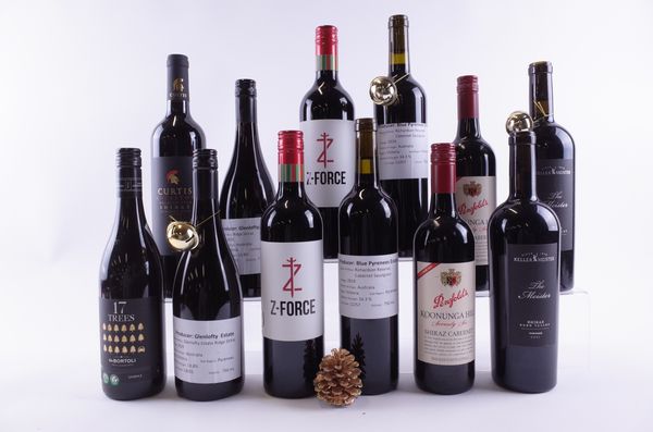 TWELVE BOTTLES AUSTRALIAN RED WINE