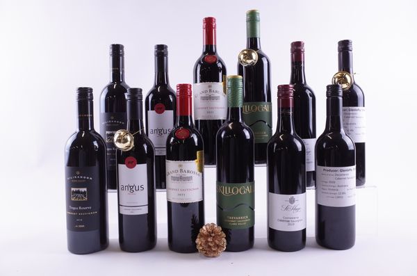 TWELVE BOTTLES AUSTRALIAN CABERNET SAUVIGNON