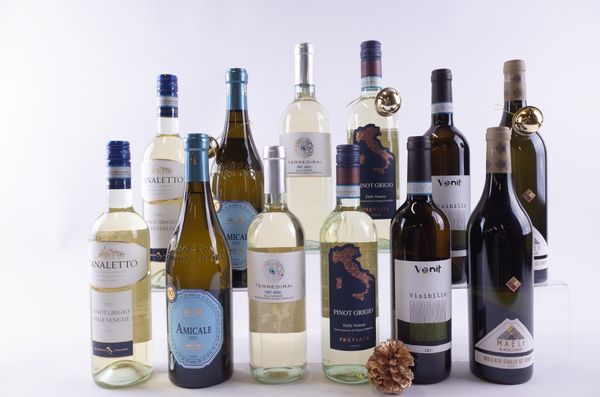 TWELVE BOTTLES ITALIAN WHITE WINE