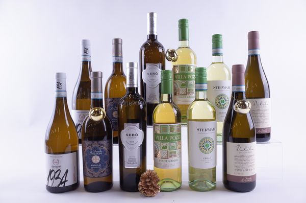 TWELVE BOTTLES ITALIAN WHITE WINE