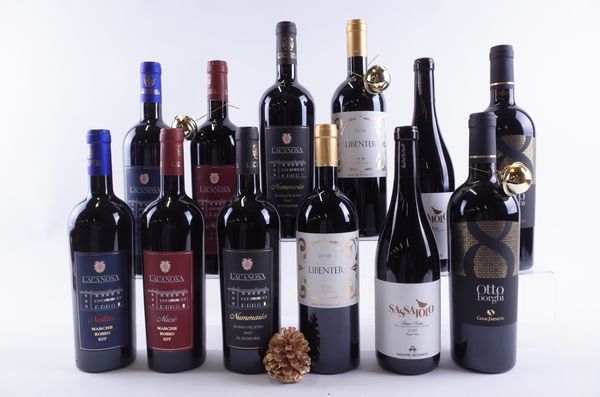 TWELVE BOTTLES ITALIAN RED WINE