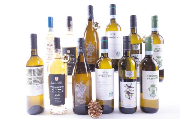 TWELVE BOTTLES ITALIAN WHITE WINE