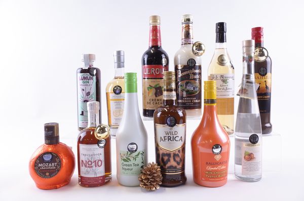 TWELVE BOTTLES VARIOUS LIQUEURS