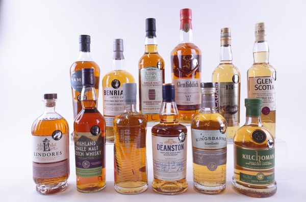 TWELVE BOTTLES SINGLE MALT SCOTCH WHISKY