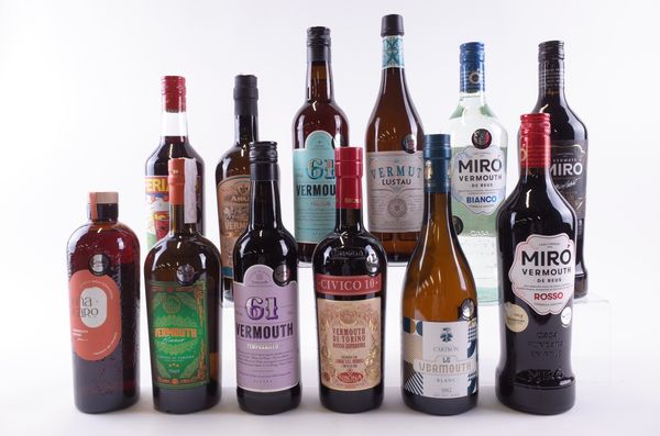 TWELVE BOTTLES VERMOUTH