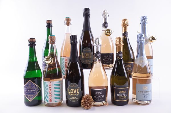 TWELVE BOTTLES ALCOHOL-FREE SPARKLING WINE