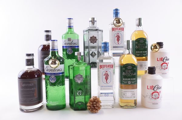 TWELVE BOTTLES ALCOHOL-FREE SPIRITS