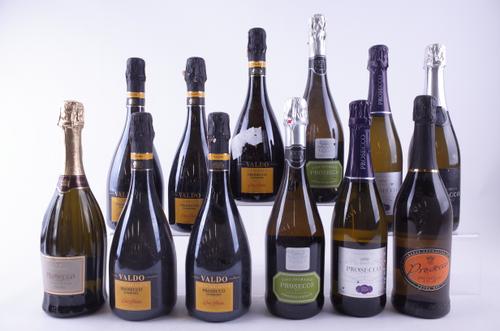 TWELVE BOTTLES PROSECCO