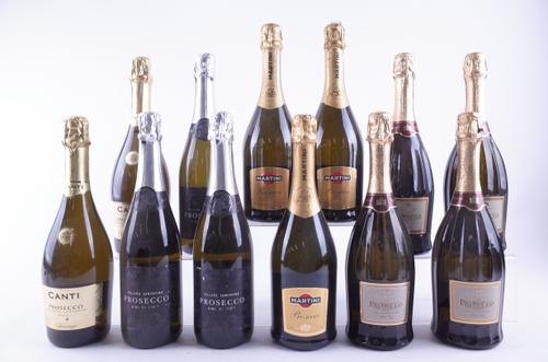 TWELVE BOTTLES PROSECCO