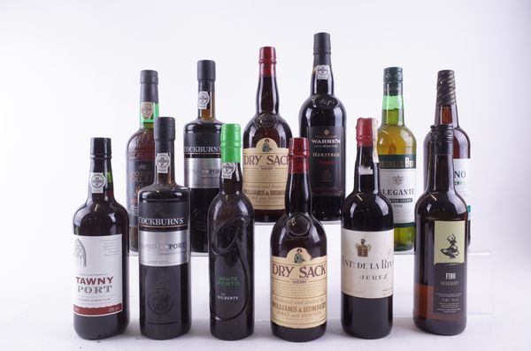 TWELVE BOTTLES PORT AND SHERRY