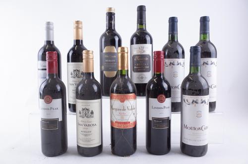 ELEVEN BOTTLES RED WINE