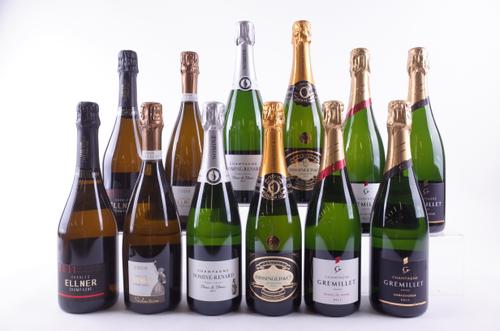 TWELBE BOTTLES CHAMPAGNE
