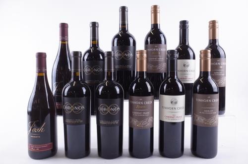 TEN BOTTLES CANADIAN AND TWO AMERICAN RED WINE