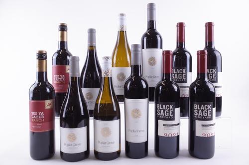 TEN BOTTLES CANADIAN RED AND TWO WHITE WINE