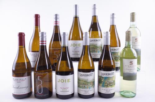 TEN BOTTLES CANADIAN AND TWO AMERICAN WHITE WINE