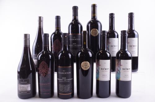 TWELVE BOTTLES CANADIAN RED WINE