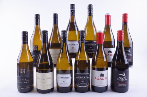 TWELVE BOTTLES CANADIAN WHITE WINE