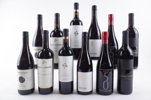 TEN BOTTLES CANADIAN AND TWO AMERICAN RED WINE