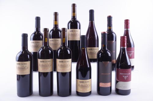 TWELVE BOTTLES CANADIAN RED WINE