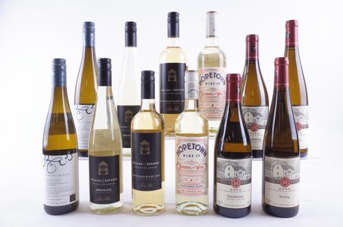 TWELVE BOTTLES CANADIAN WHITE WINE
