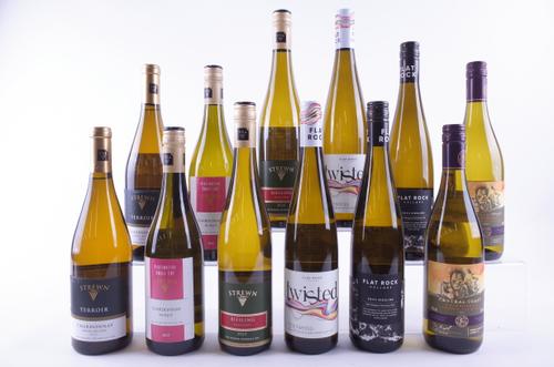 TWELVE BOTTLES CANADIAN WHITE WINE