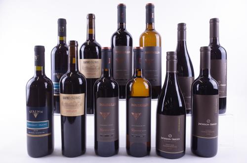 TEN BOTTLES CANADIAN RED AND TWO WHITE WINE
