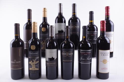 TWELVE BOTTLES CANADIAN RED WINE