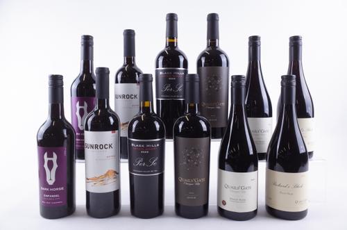 TEN BOTTLES CANADIAN AND TWO AMERICAN RED WINE