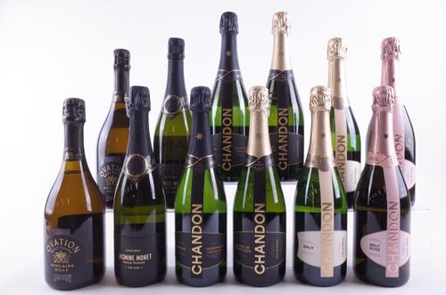 TWELVE BOTTLES SPARKLING WINE