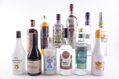 ELEVEN BOTTLES VARIOUS LIQUEURS AND ONE COCKTAIL