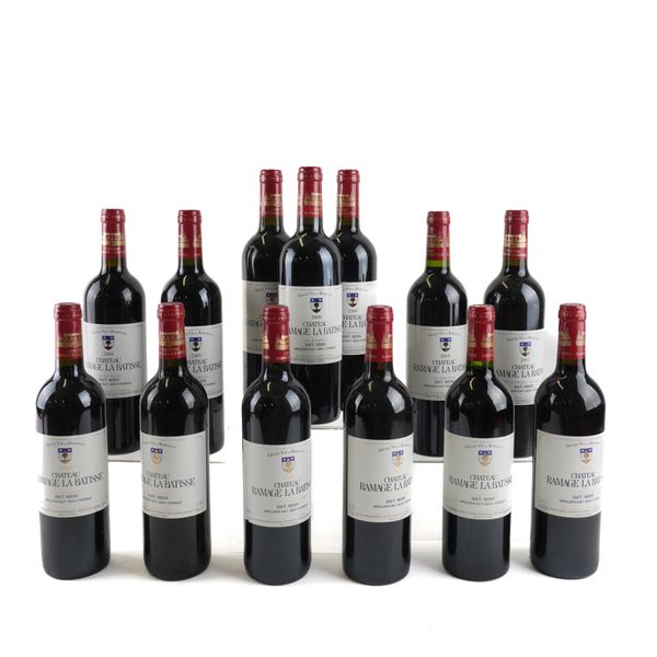 THIRTEEN BOTTLES OF CHATEAU RAMAGE LA BATISSE, HAUT MEDOC (13)