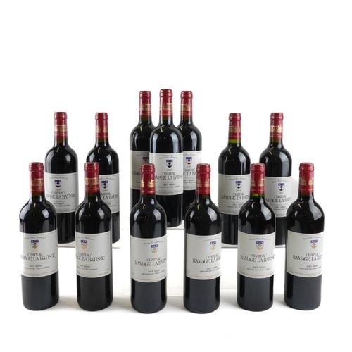 THIRTEEN BOTTLES OF CHATEAU RAMAGE LA BATISSE, HAUT MEDOC (13)