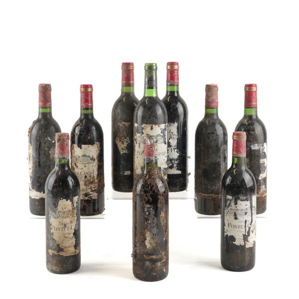 TEN BOTTLES OF CHATEAU PONTET-CANET 1979 (10)