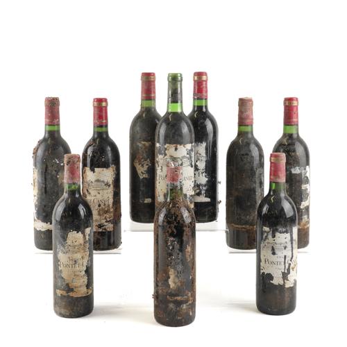 TEN BOTTLES OF CHATEAU PONTET-CANET 1979 (10)