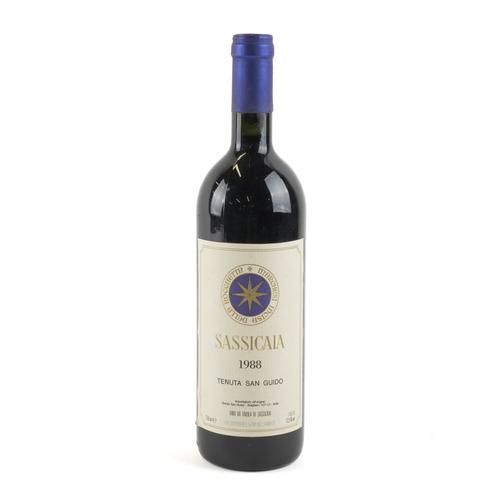 A BOTTLE OF 1988 SASSICAIA, TENUTA SAN GUIDO, BOLGHERI