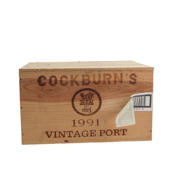 TWELVE BOTTLES OF COCKBURN'S VINTAGE PORT 1991 (12)