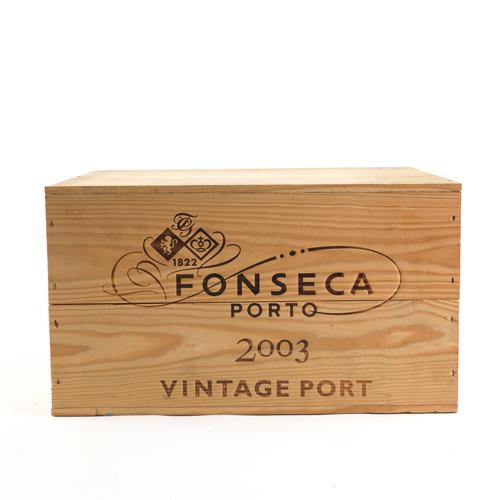 TWELVE BOTTLES OF FONSECA VINTAGE PORT 2003 (12)