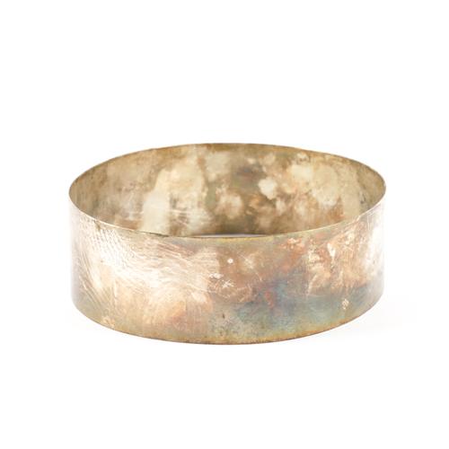 A SILVER MOUNT FROM A TROPHY STAND