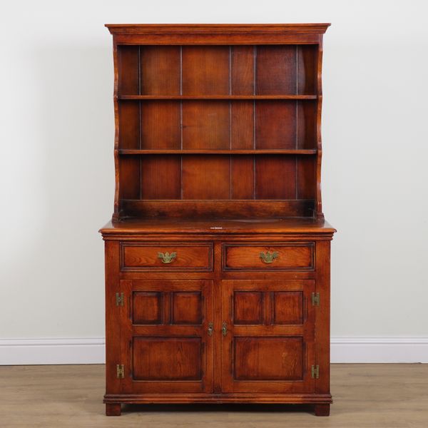 A 17TH CENTURY STYLE OAK DRESSER