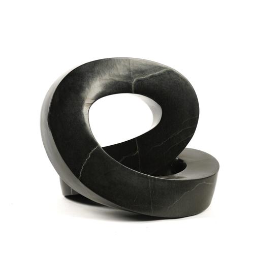 WASHINGTON MATAFI  (ZIMBABWE, B. 1981), CARVED AND POLISHED SPRINGSTONE 'ACROBAT'