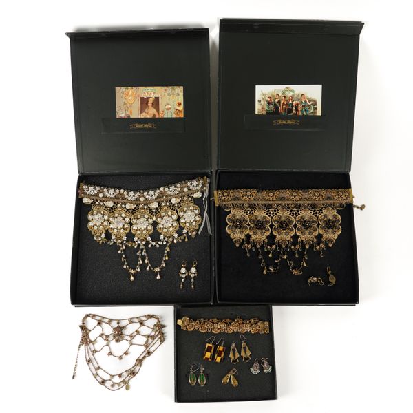 A GROUP OF MICHEL NEGRIN COSTUME JEWELLERY