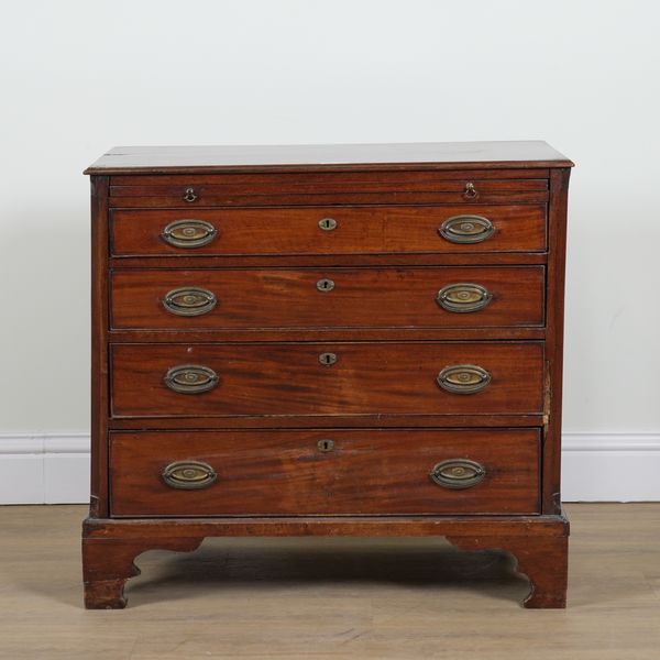 A GEORGE III MAHOGANY CHEST