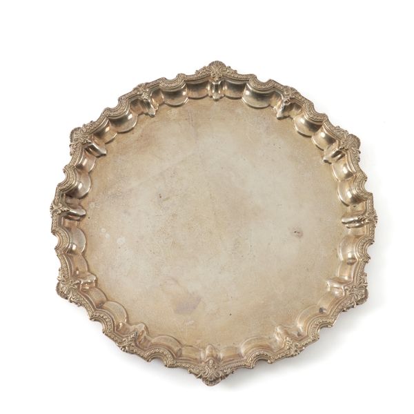 A SHAPED CIRCULAR SALVER