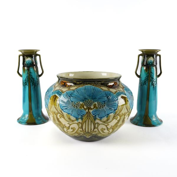 A MINTON SECESSIONIST JARDINIERE (3)