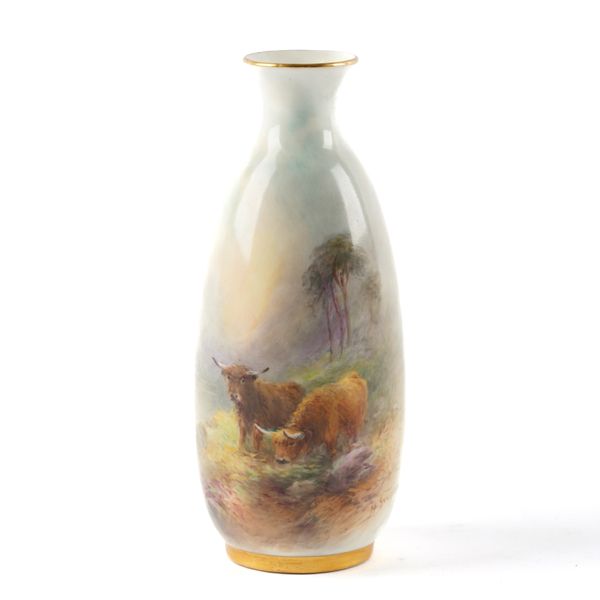 A ROYAL WORCESTER VASE