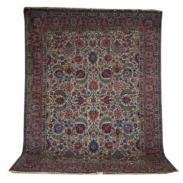 AN ISFAHAN CARPET, PERSIAN