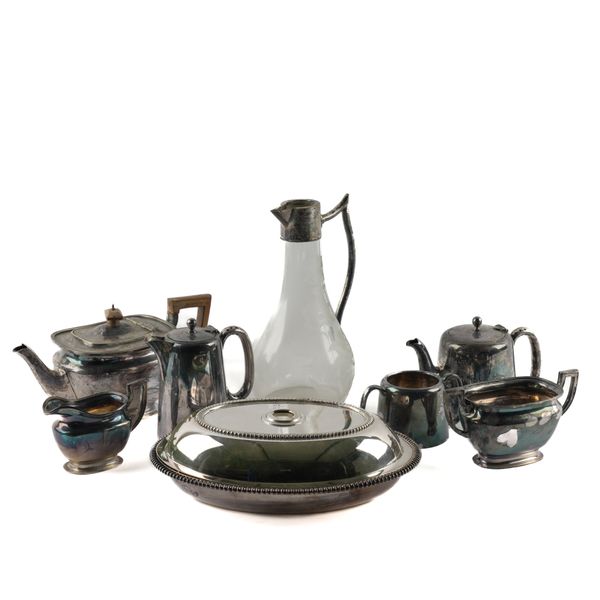 A GROUP OF PLATED WARES (QTY)