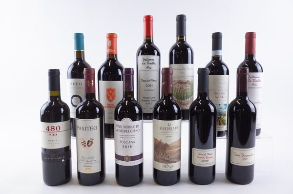 TWELVE BOTTLES ITALIAN RED WINE (TUSCANY)